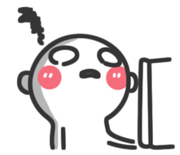 I'm so lazy and lonely sticker #15865767