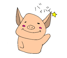 Emotions pig sticker #15865817
