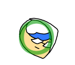 The cute paper Ha-Ram sticker #15866708