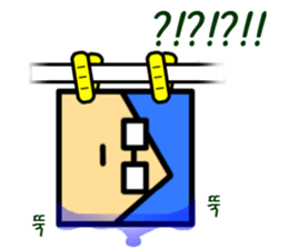 The cute paper Ha-Ram sticker #15866725