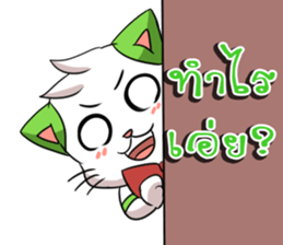 Cat tenten sticker #15866903