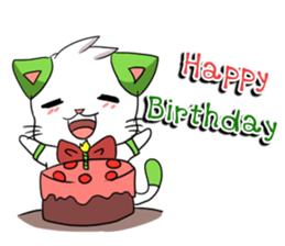 Cat tenten sticker #15866905