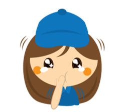 Happy Laundry Girl sticker #15867311