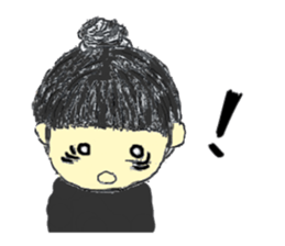 Ms. Dumpling girl sticker #15867328