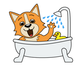 Petit Corgi sticker #15867660