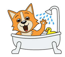 Petit Corgi sticker #15867660