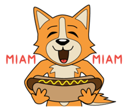 Petit Corgi sticker #15867663