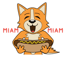 Petit Corgi sticker #15867663