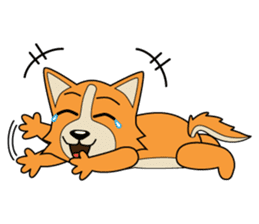 Petit Corgi sticker #15867665