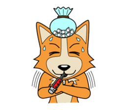Petit Corgi sticker #15867669