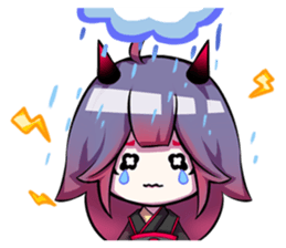 Ghost Saki sticker #15867685