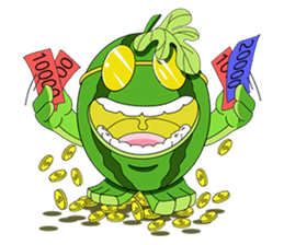 Watermelon family sticker #15867769