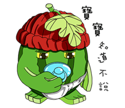 Watermelon family sticker #15867778