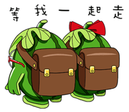 Watermelon family sticker #15867782