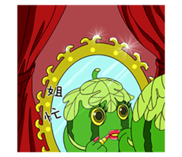 Watermelon family sticker #15867791