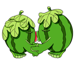 Watermelon family sticker #15867793