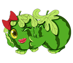 Watermelon family sticker #15867795
