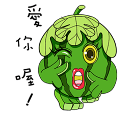 Watermelon family sticker #15867799