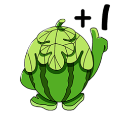 Watermelon family sticker #15867800