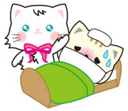 Funny facial cat and boon buddies sticker #15867951