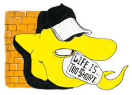 Yellow Geek Dolphin sticker #15868063