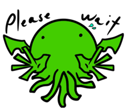 Cthulhu Sticker No.1 English. sticker #15868498