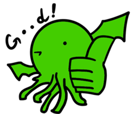 Cthulhu Sticker No.1 English. sticker #15868499
