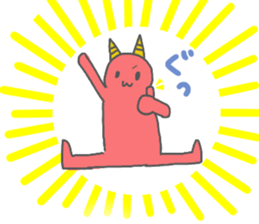 JAPANESE ONI CAT sticker #15868651