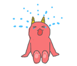 JAPANESE ONI CAT sticker #15868655