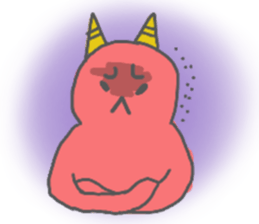 JAPANESE ONI CAT sticker #15868662