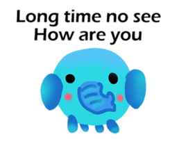 Very cute Little elephant-PoPoBi sticker #15868747