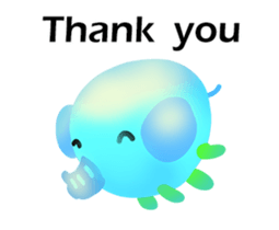 Very cute Little elephant-PoPoBi sticker #15868749