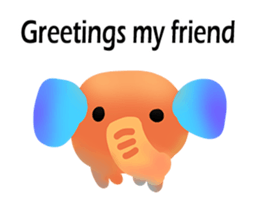 Very cute Little elephant-PoPoBi sticker #15868750