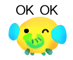 Very cute Little elephant-PoPoBi sticker #15868752