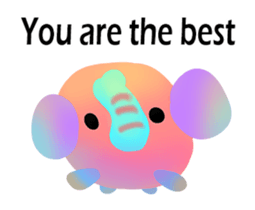 Very cute Little elephant-PoPoBi sticker #15868757