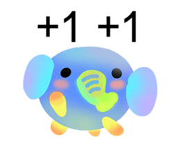 Very cute Little elephant-PoPoBi sticker #15868759