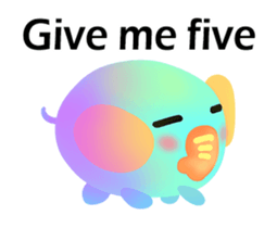 Very cute Little elephant-PoPoBi sticker #15868761