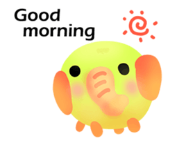 Very cute Little elephant-PoPoBi sticker #15868766