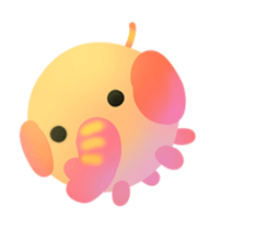 Very cute Little elephant-PoPoBi sticker #15868767