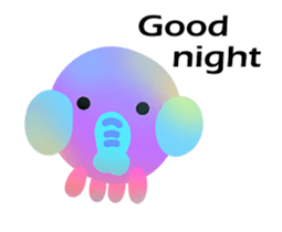 Very cute Little elephant-PoPoBi sticker #15868769