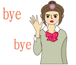 Pretty girl's life sticker #15868830