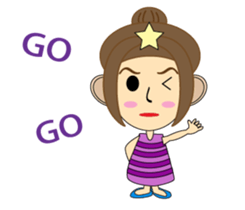 Pretty girl's life sticker #15868837