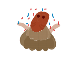 Huhu land sticker #15868982