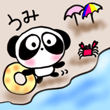 Pretty PANDA P-chan SUMMER sticker #15869034
