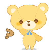 Fluffy teddy bear MOCO sticker #15869195