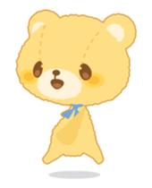 Fluffy teddy bear MOCO sticker #15869203