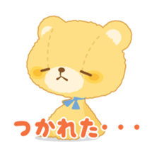 Fluffy teddy bear MOCO sticker #15869214