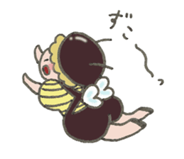 Honeybee's boy and Ladybird's girl sticker #15869318