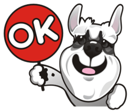 Bright Bright Dog-KaKa sticker #15869617