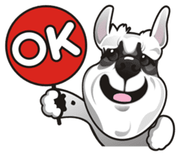 Bright Bright Dog-KaKa sticker #15869617